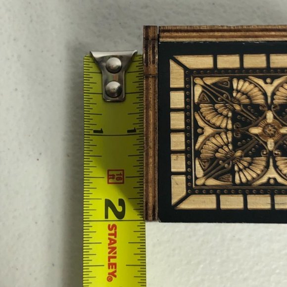 Nightmare Before Christmas Jack + Sally Fireworks Hand Crank Wooden Music Box - Picture 9 of 10